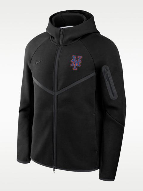 New York Mets Tech Fleece Windrunner Men's Nike MLB Full-Zip Hooded Jacket