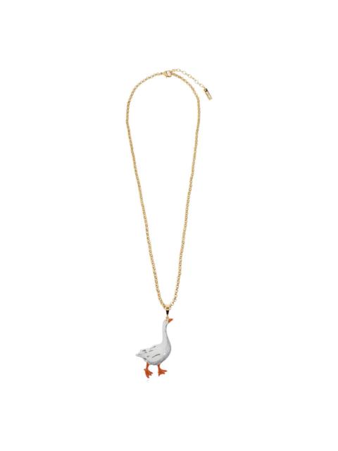 goose-pendant necklace