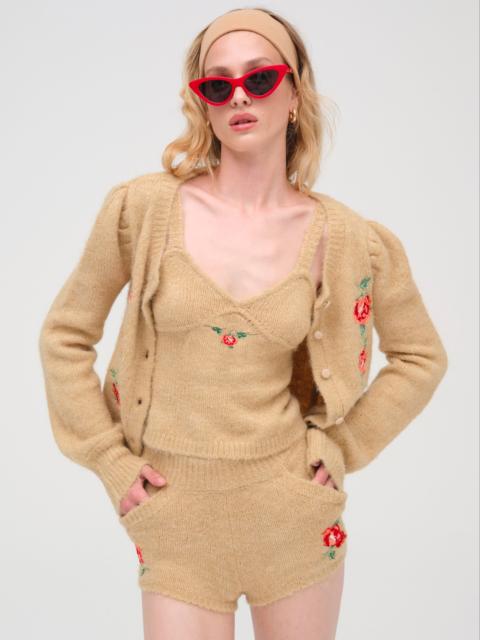 Grans Beaded Knit Short