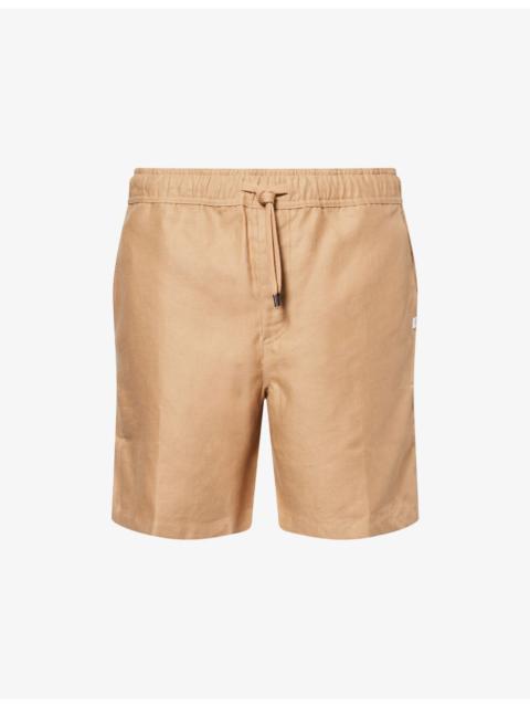 Sydney Drawstring-Waist Linen Shorts