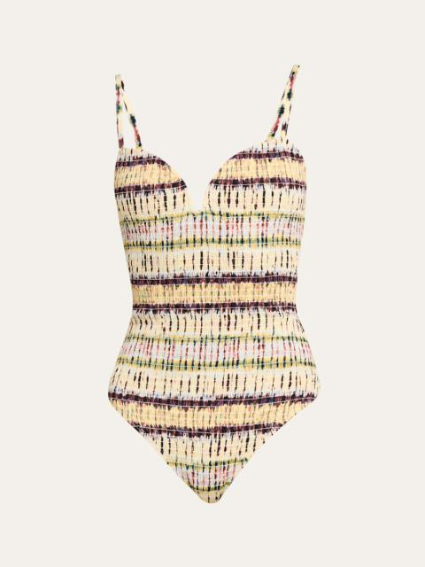 Biarritz Smocked One-Piece Swimsuit