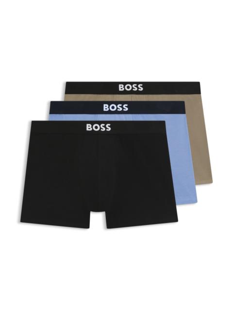 THREE-PACK OF STRETCH-COTTON BOXER BRIEFS