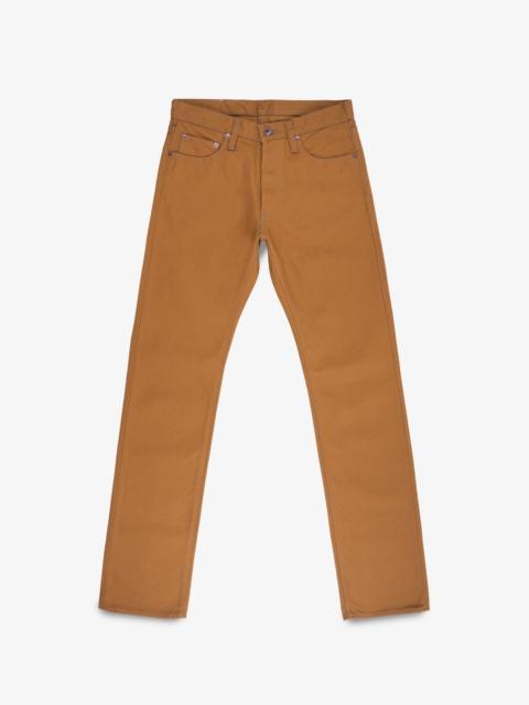 IH-634D 17OZ DUCK STRAIGHT CUT JEANS - BROWN
