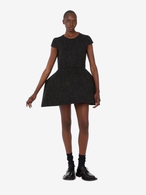 WOOL MÉLANGE CLOTH DRESS