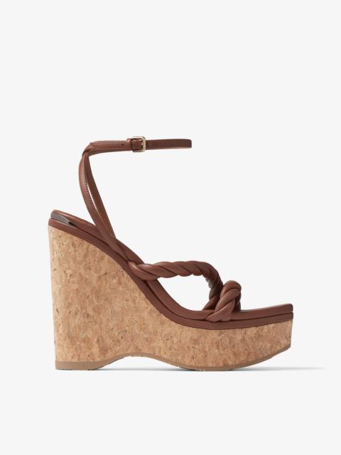 Diosa Wedge 130
Tan Leather Wedge Sandals