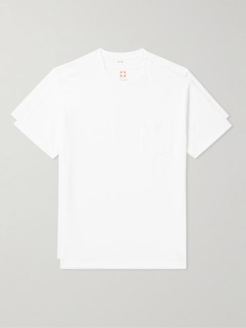 Two-Pack Cotton-Jersey T-Shirts White