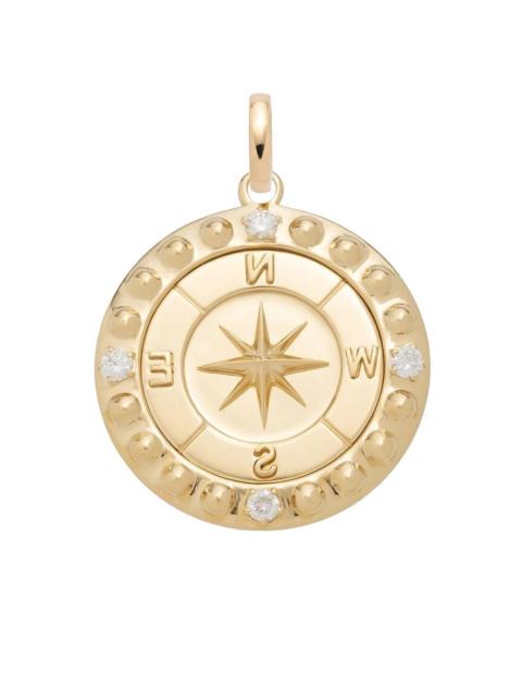Diamond Internal Compass Large Medallion