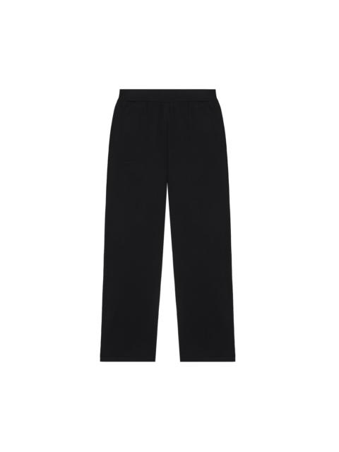 Womens DNA Knitted Straight Leg Track Pants - Black