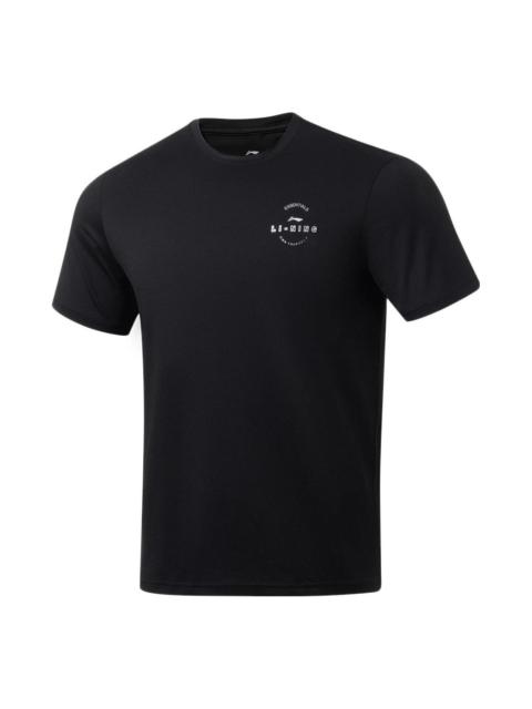 Li-Ning Training Fast-dry T-Shirt 'Black' ATST093-1