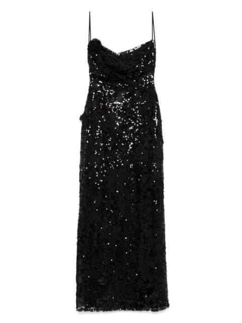 x Disney sequin-embellished maxi dress