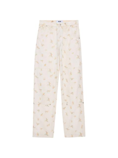 floral trousers