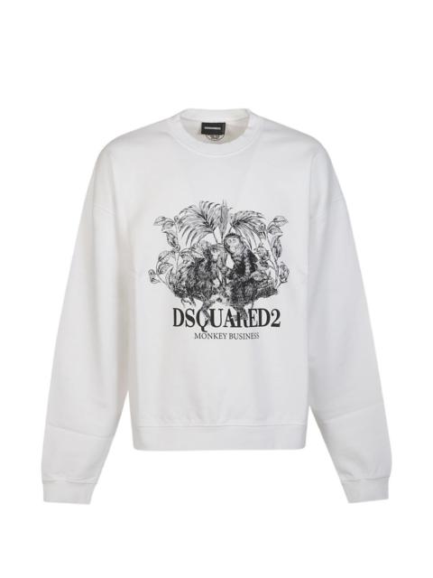 graphic-rint sweatshirt