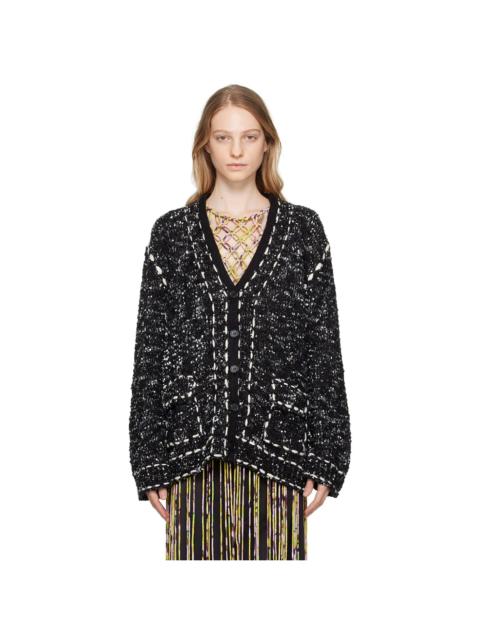 Black Stitch Cardigan