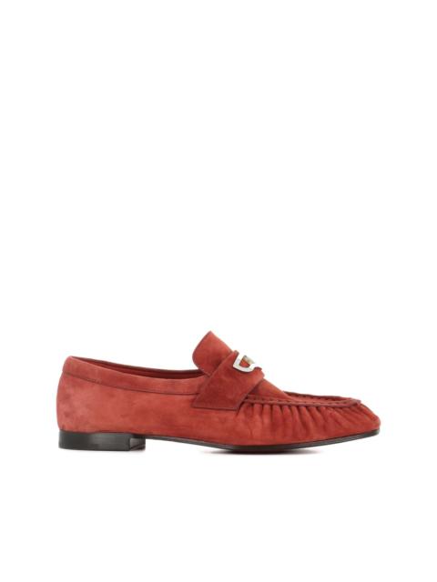 Mocallista logo-plaque fringed loafers