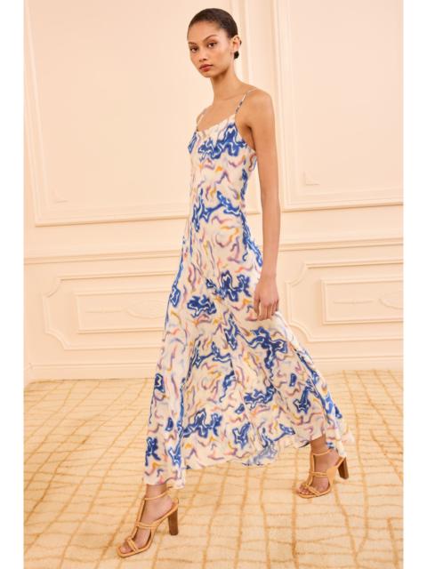 Thais Bias Silk Dress