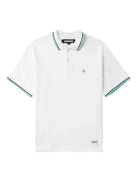 tipped polo shirt