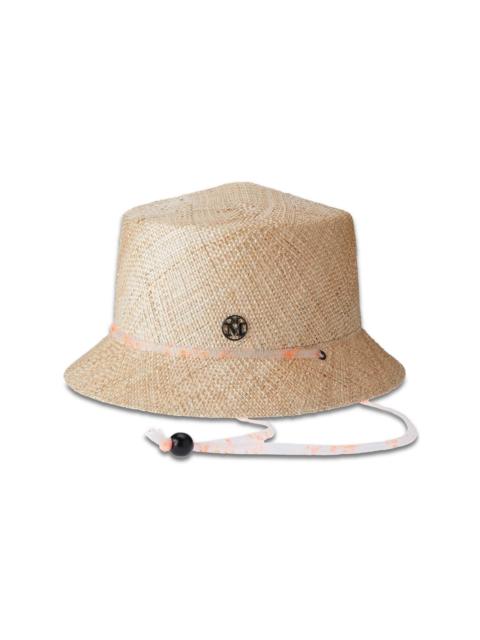 Arsene raffia cloche hat