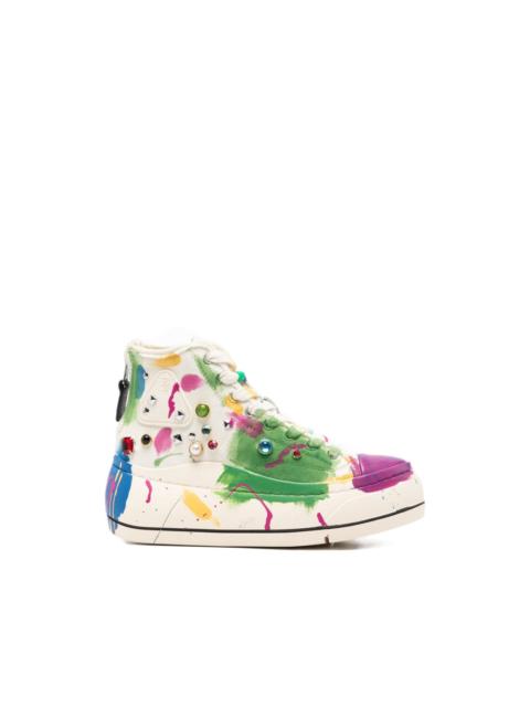 embellished sneakers