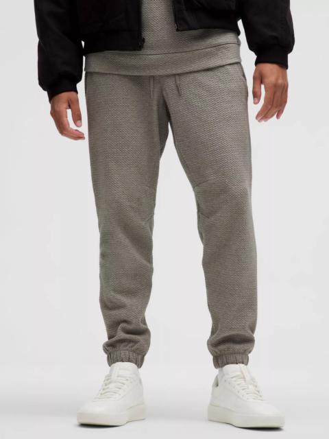 Textured Double-Knit Cotton Jogger