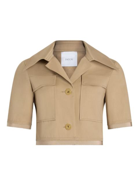 short-sleeves cropped jacket