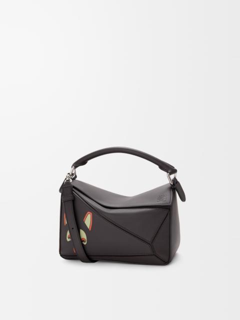 Futurist Cat small Puzzle bag in classic calfskin