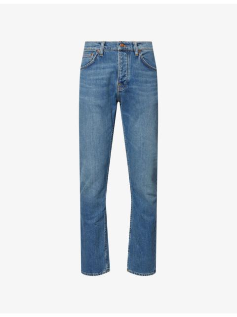 Solid Ollie Straight-Leg Denim Jeans
