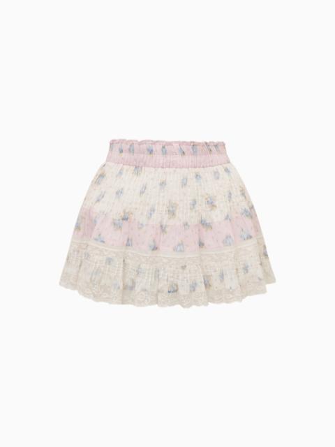 Gloriana Cotton Mixed Print Mini Skirt