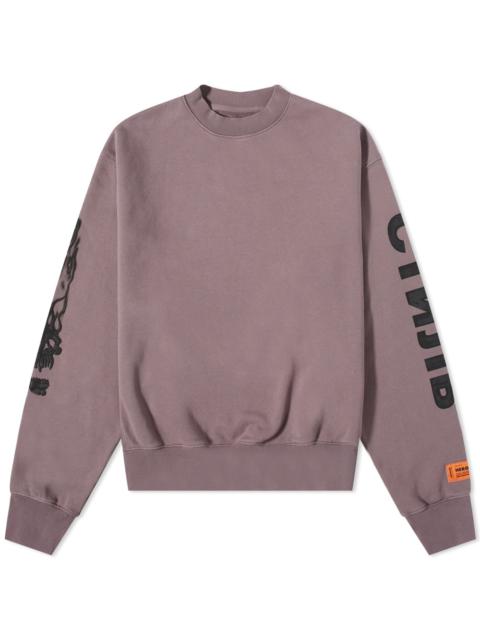 Heron Preston Flaming Skull Crew Sweat