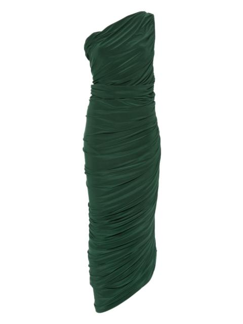 Diana one-shoulder draped midi dress