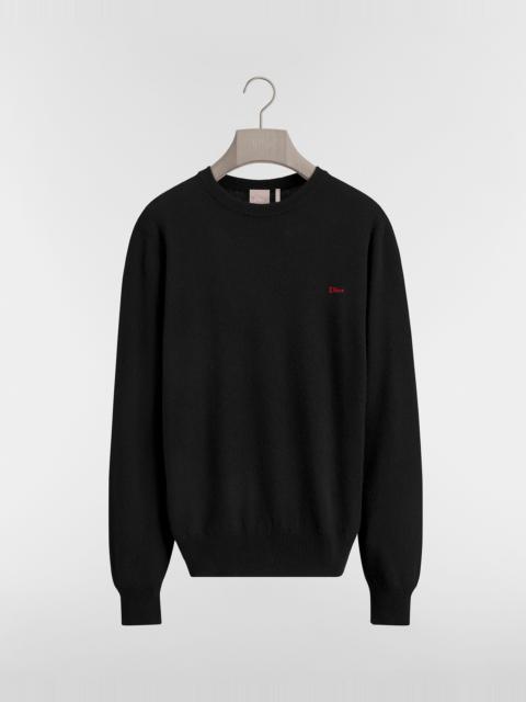 Sweater with Dior Embroidery