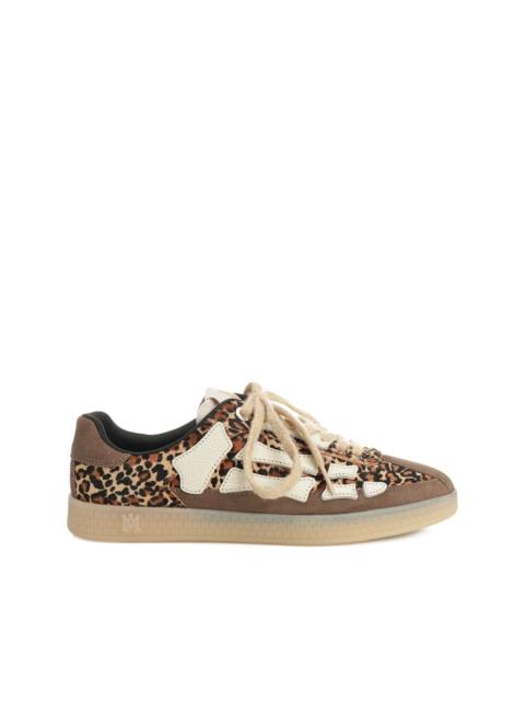 leopard-print sneakers