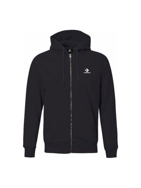 Men's Converse Casual Sports Breathable Jacket Black 10020341-A01