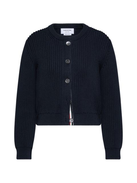 cropped cotton cardigan