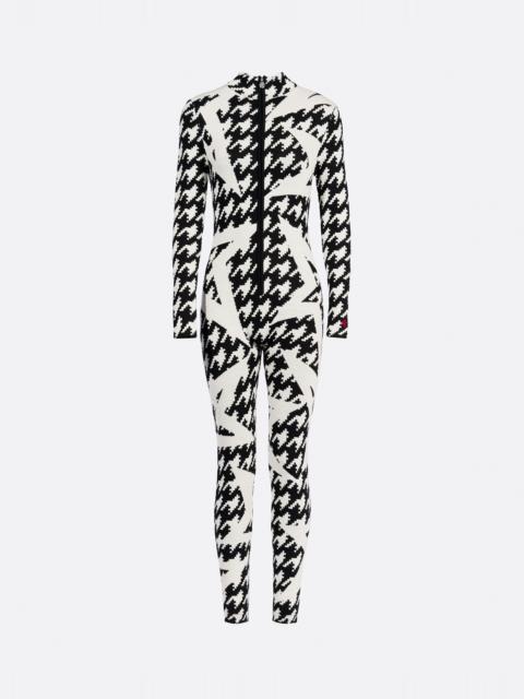 Houndstooth Star Merino Wool Jumpsuit