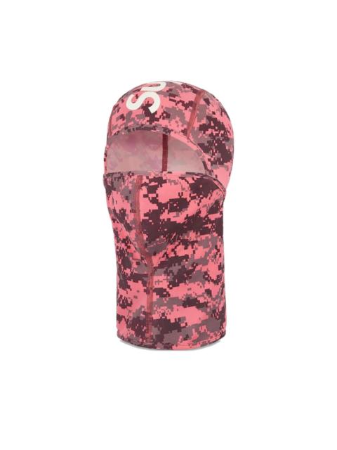 camo-print balaclava