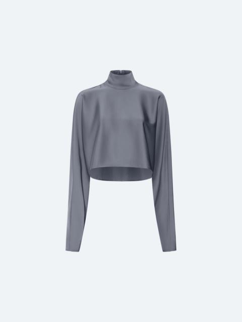 Lightweight Satin Caftan Top