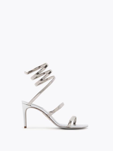 JUNIPER METALLIC SILVER SANDAL 80