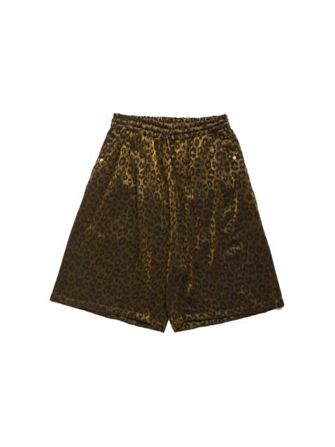 String Cowboy H.D. Short Rayon Leopard Jacquard - Gold