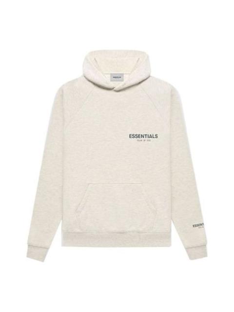 Fear of God Essentials FW21 Core Collection Hoodie 'Light Heather Oatmeal' FOG-FW21-167
