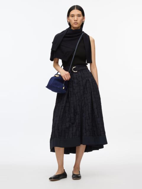 Check Fil Coupe Skirt