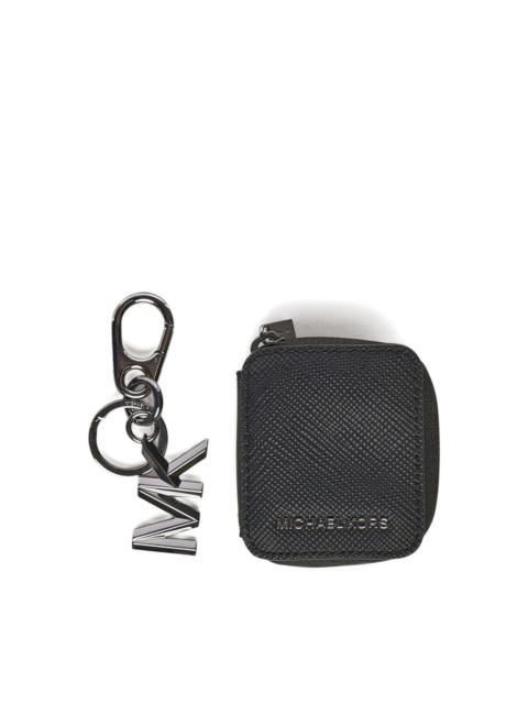 Hudson Metal Letter Logo Keychain