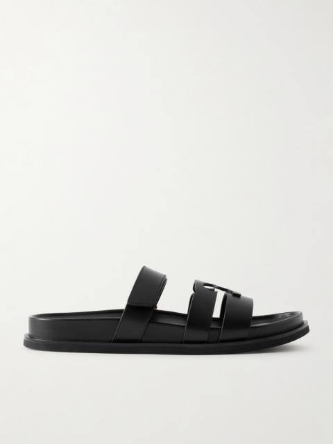 Ines Sport Leather Slides