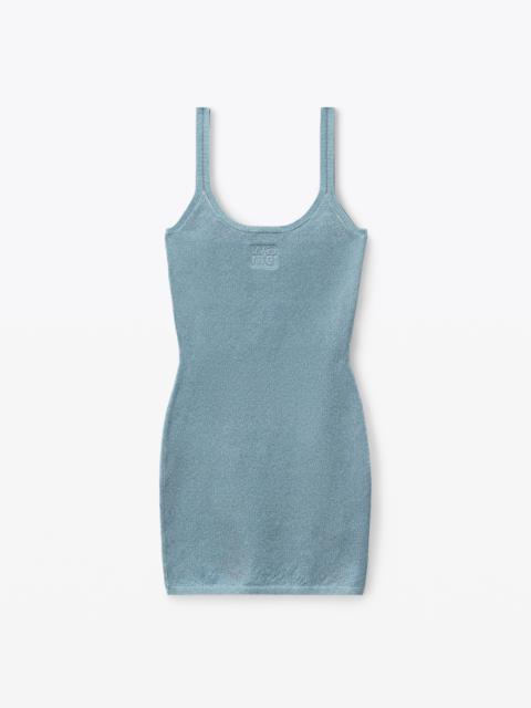 CAMI TANK DRESS IN LUREX