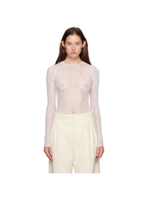 White Lace Bodysuit