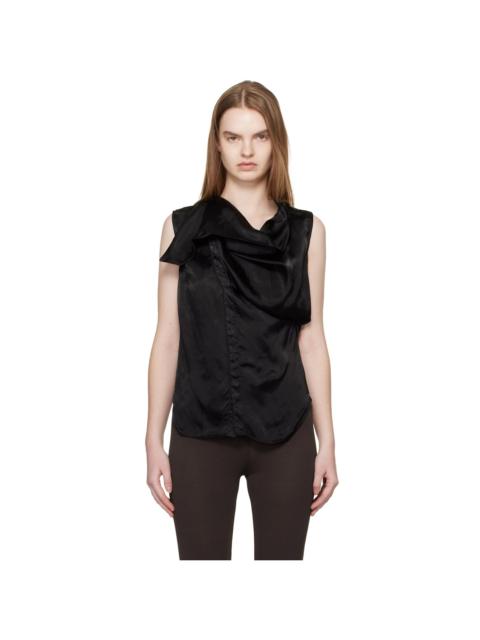 Black Temple SL Island Blouse