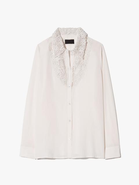 ZOLA LACE SILK SHIRT