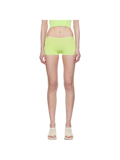 Green Knitted Malley Shorts