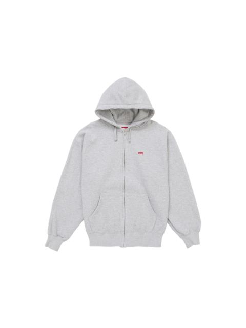 Supreme Small Box Zip Up Hooded Sweatshirt (FW25) Heather Grey