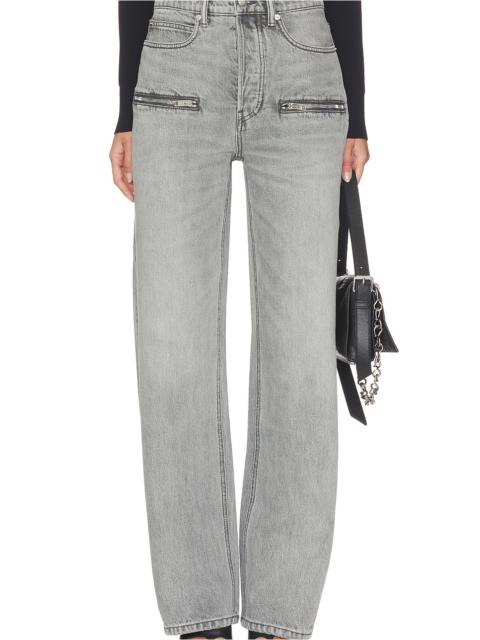 Silk Prestyle Float Jeans With Horizontal Zips