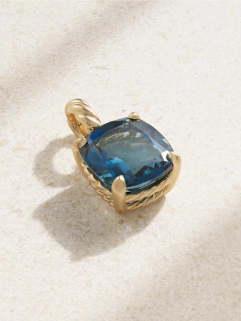 Marbella 18-karat Gold Topaz Pendant